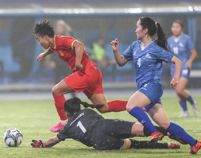 关于中国女足表现稳健，在比赛中展现实力的信息